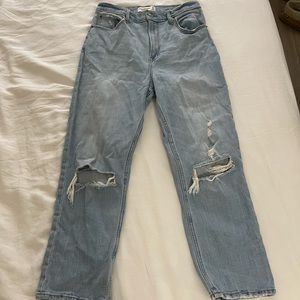 Abercrombie Curve Love Straight Ankle